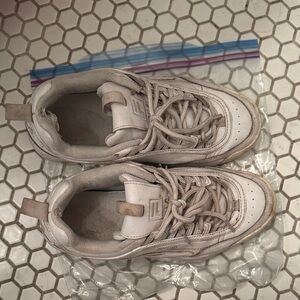 White Fila Disruptor Sneakers